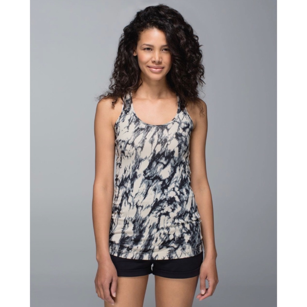 Lululemon Cool Racerback Great Granite Black Mojave Tan 10